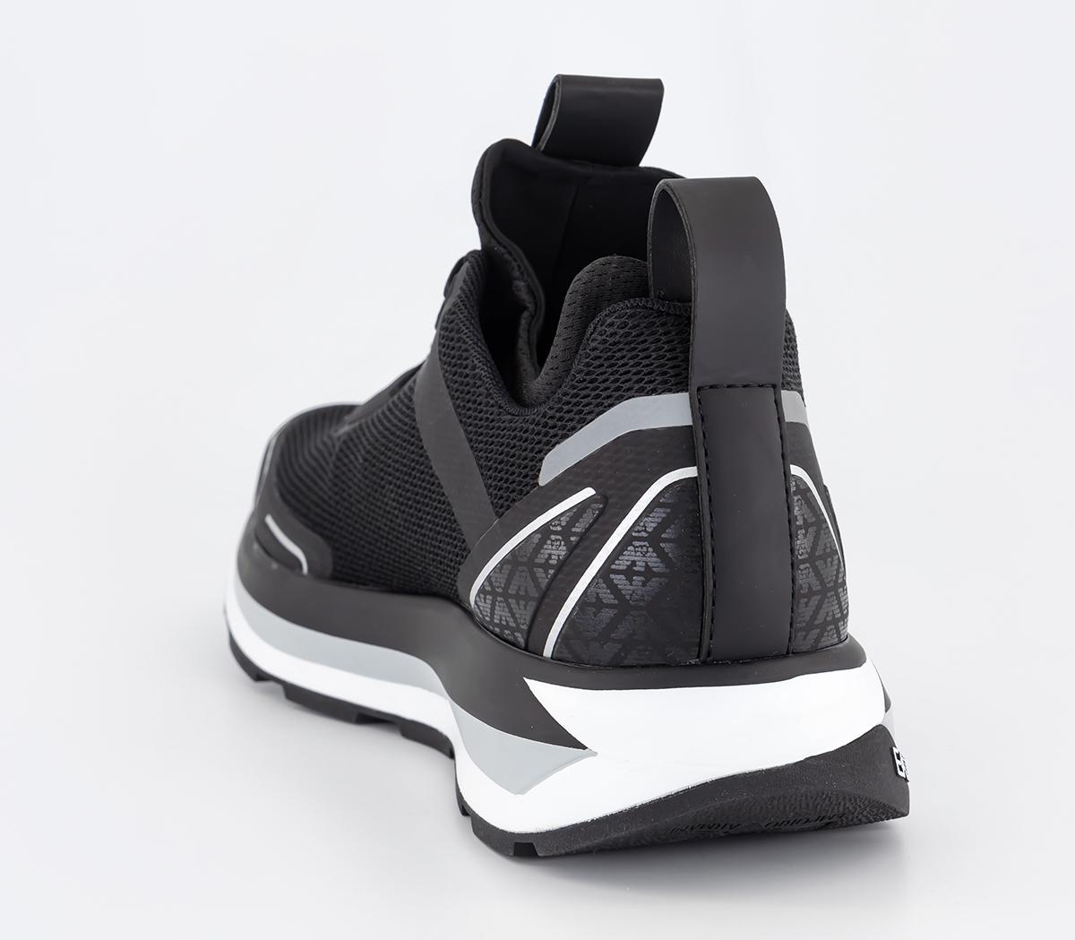 EA7Emporio Armani EA7 Altura TrainersBlack White High Rise