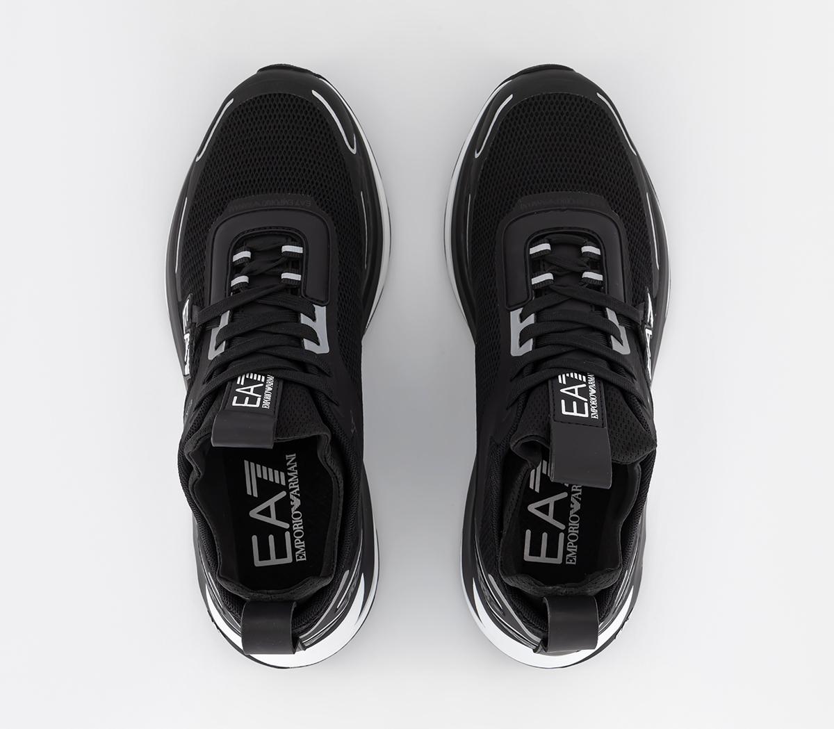 EA7Emporio Armani EA7 Altura TrainersBlack White High Rise