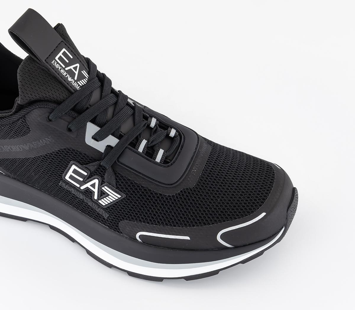 EA7Emporio Armani EA7 Altura TrainersBlack White High Rise