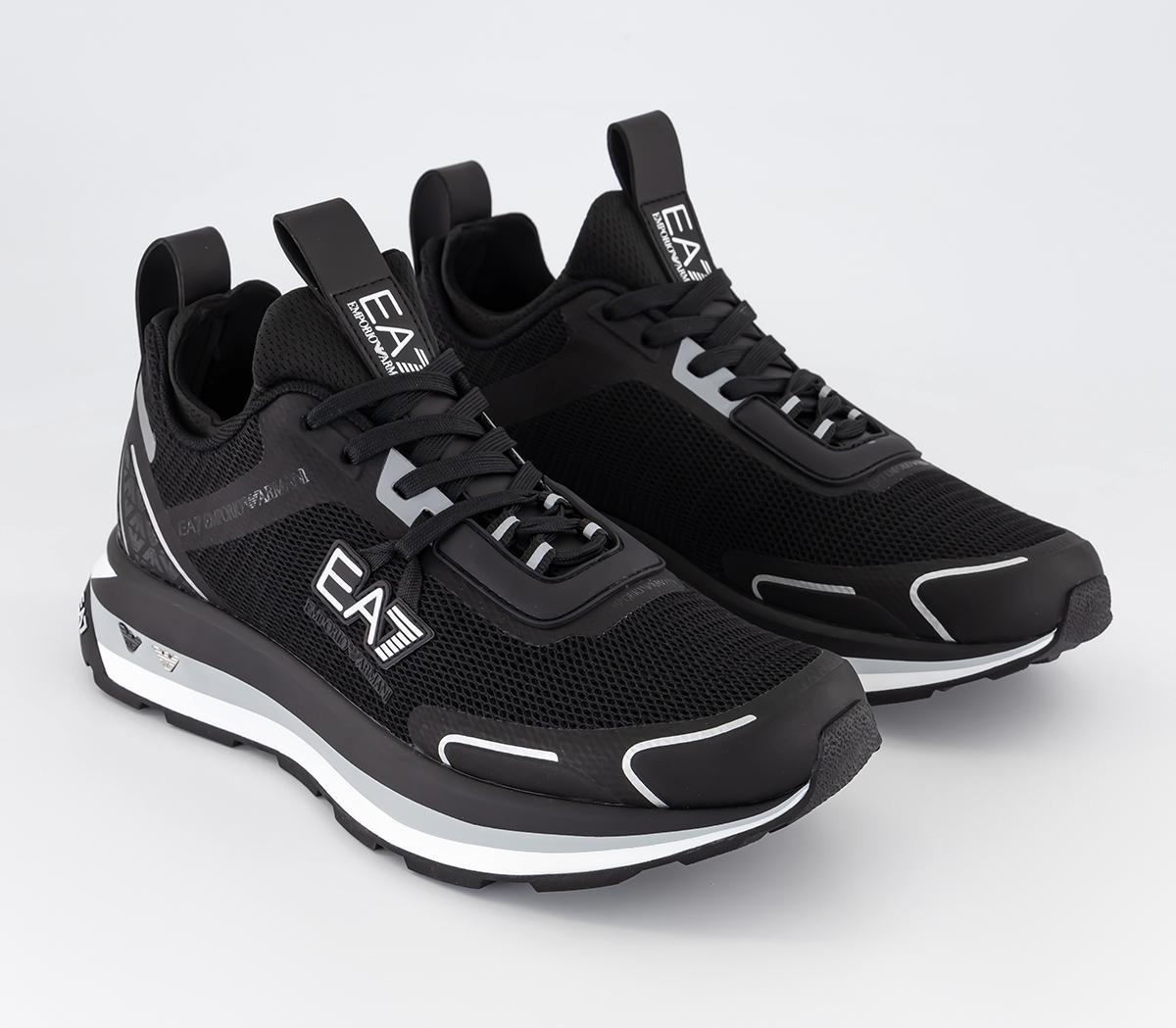 EA7Emporio Armani EA7 Altura TrainersBlack White High Rise