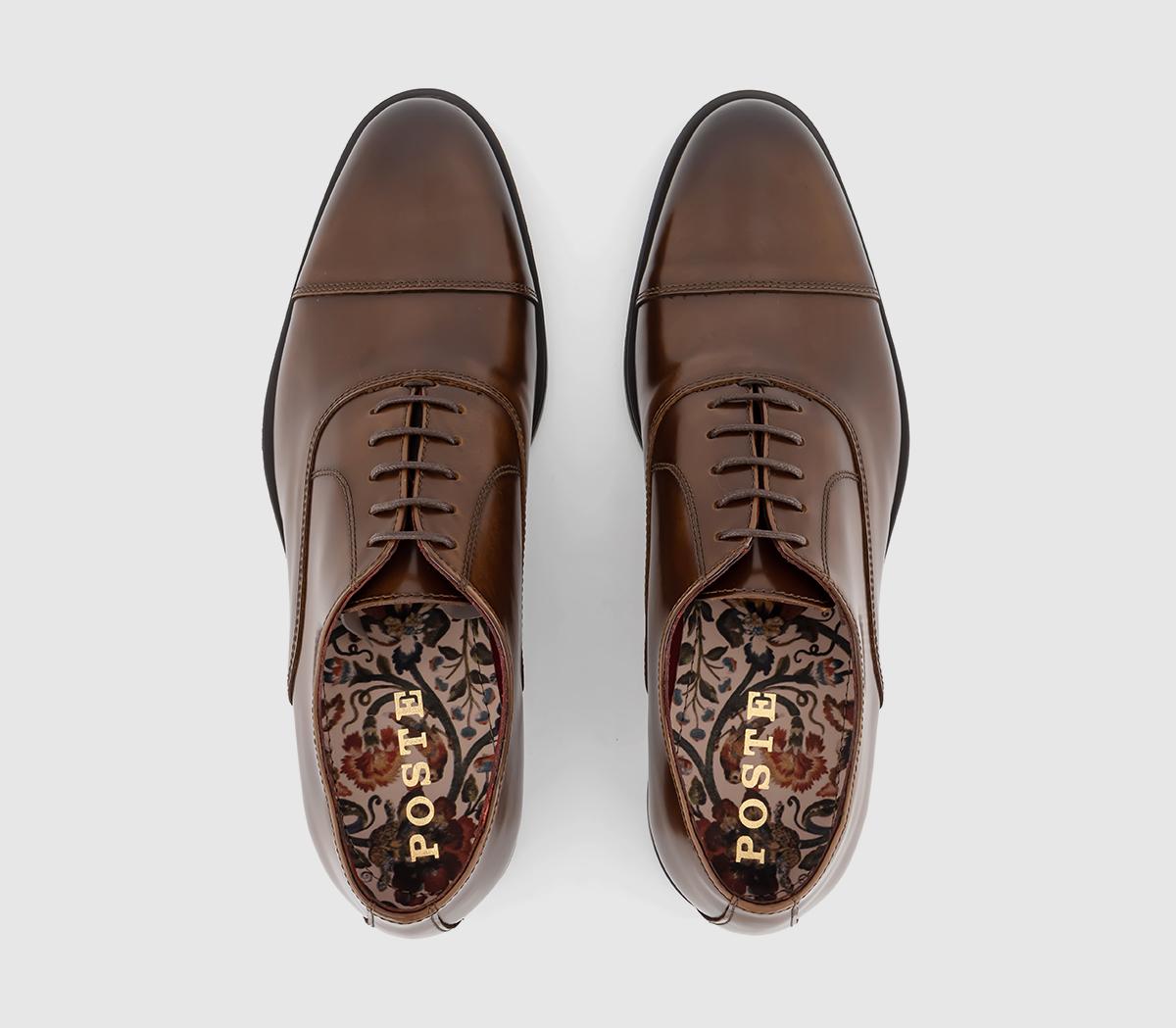 PostePaddington Oxford Toecap ShoesTan Leather