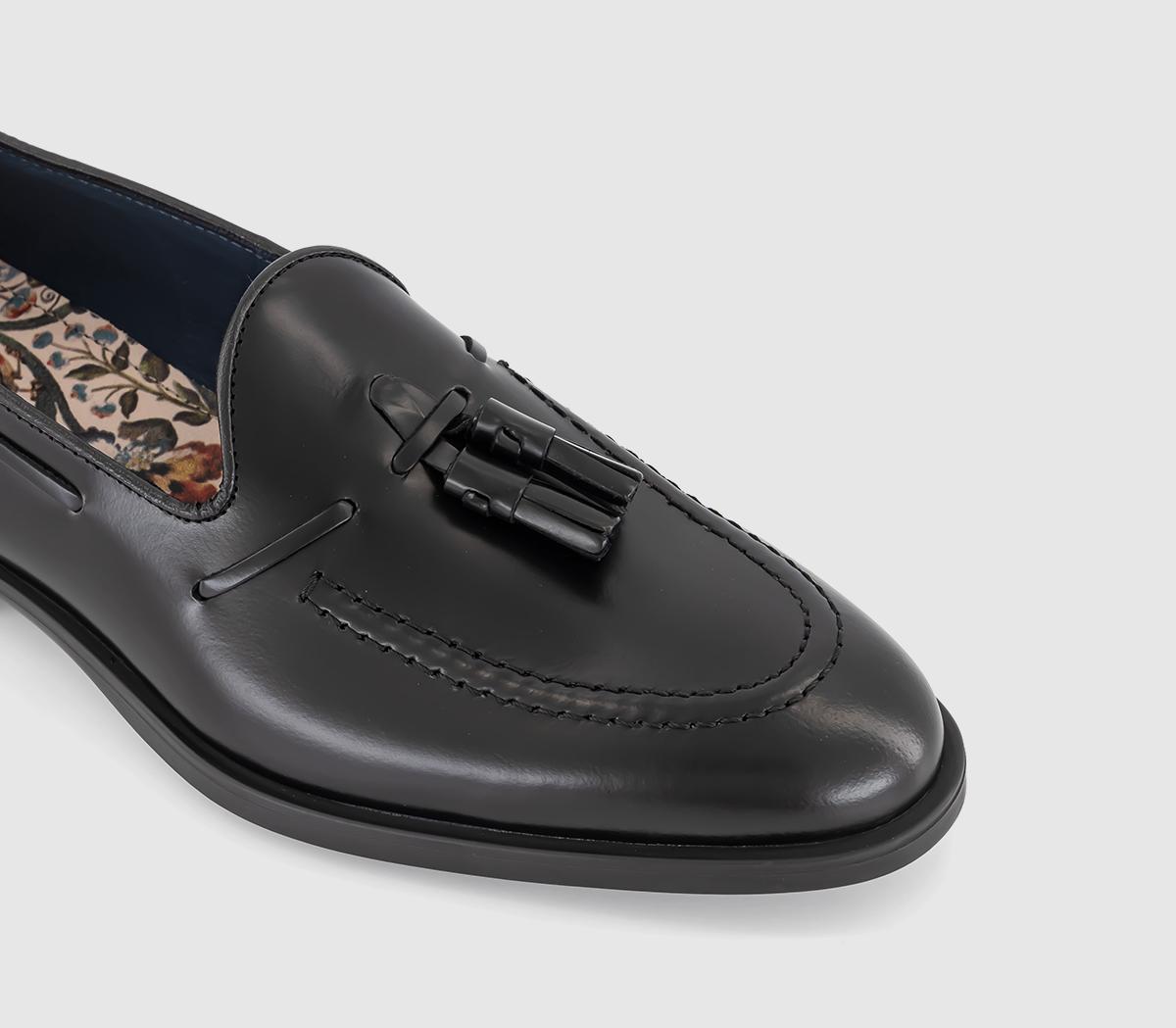 PostePainswick Tassel LoafersBlack Leather