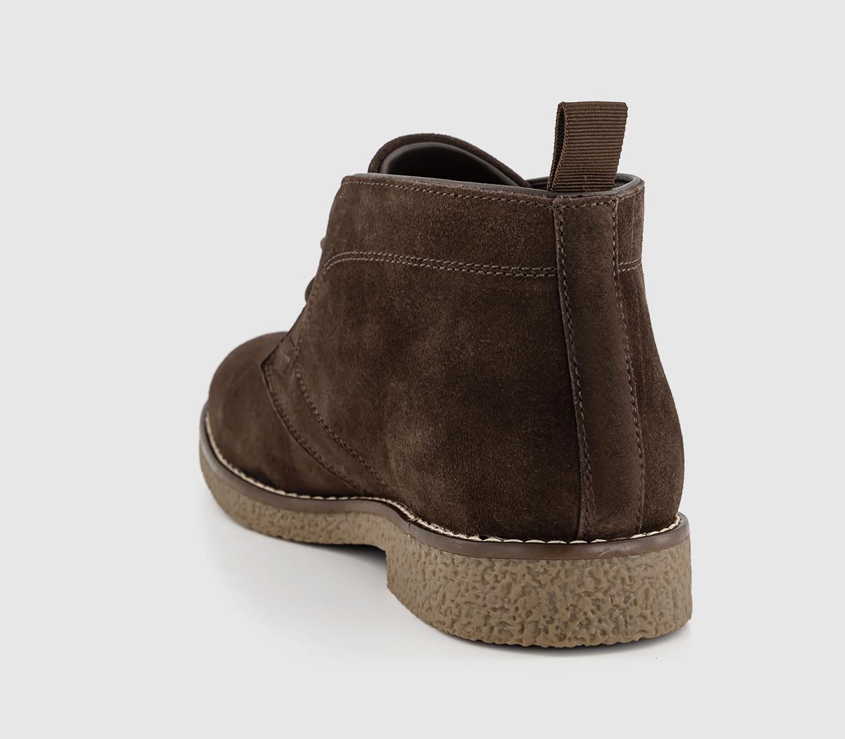 OFFICEByron Crepe Look Chukka BootsBrown Suede