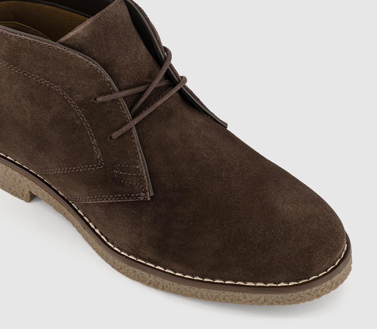 OFFICEByron Crepe Look Chukka BootsBrown Suede
