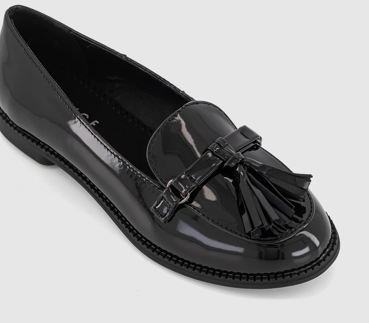 OFFICE KidsGenie Tassel LoafersBlack Patent