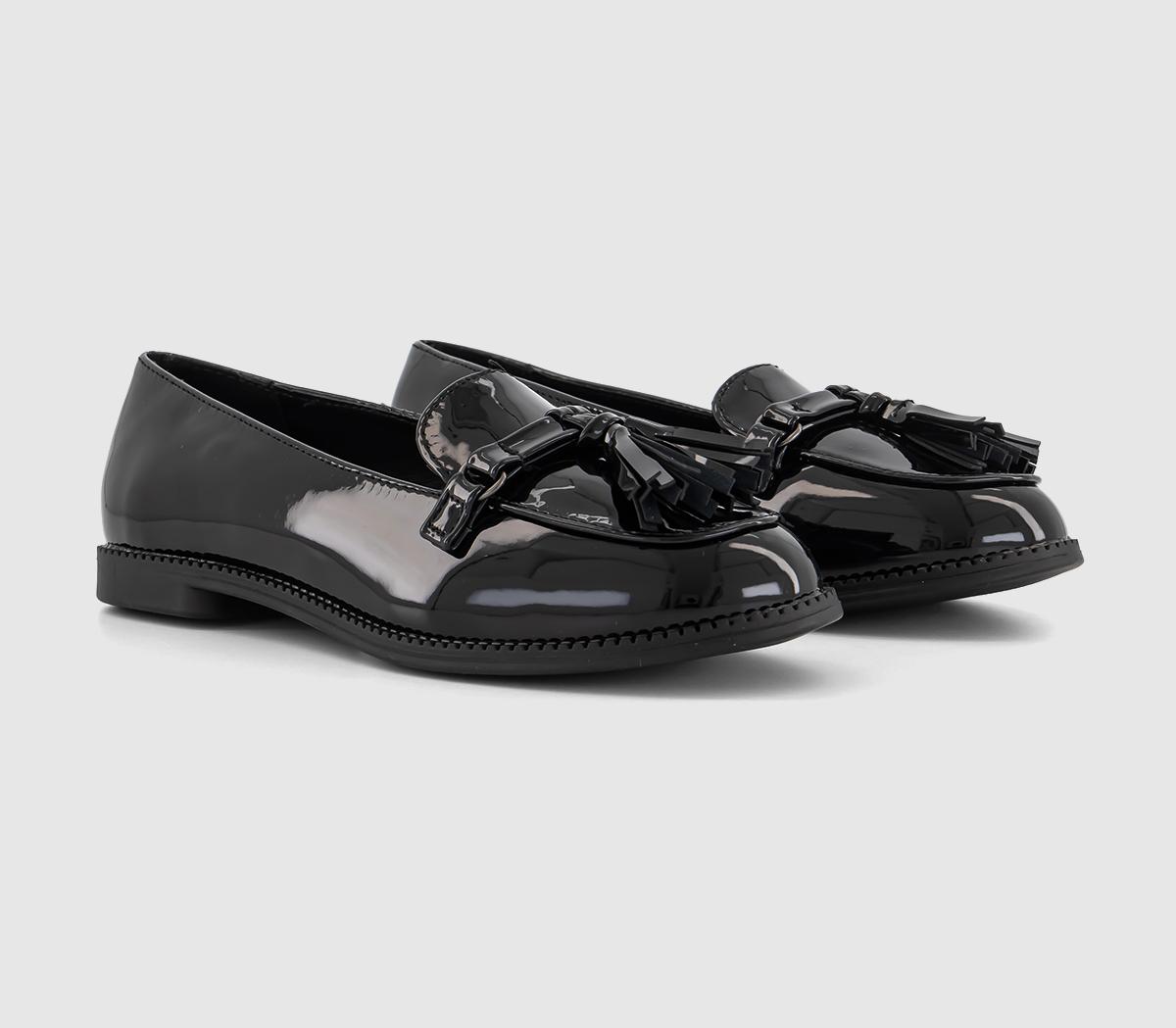 OFFICE KidsGenie Tassel LoafersBlack Patent