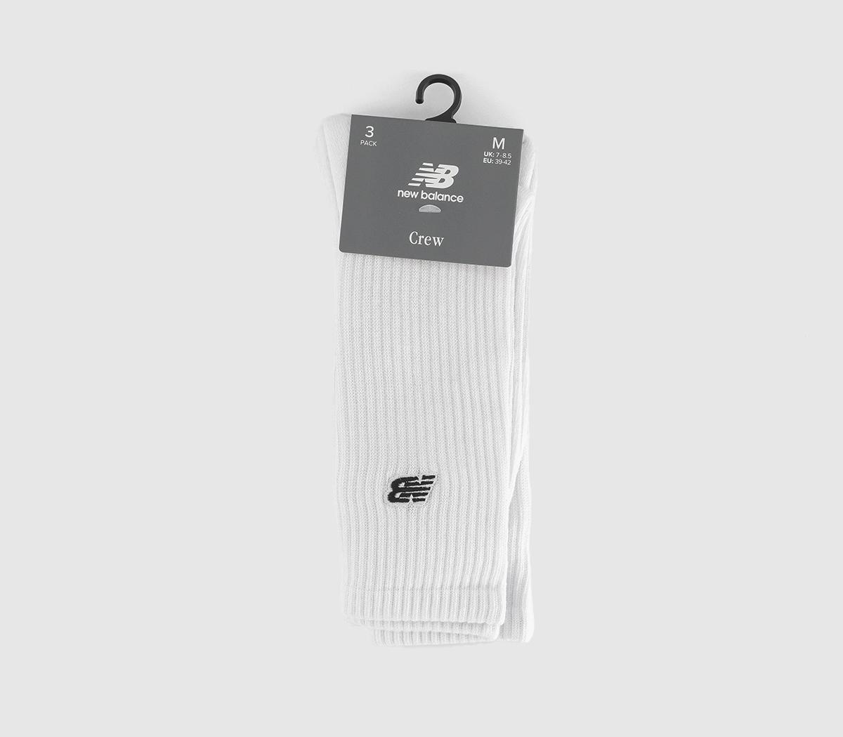 New Balance SocksNb Patch Logo Crew Socks New Balance SocksNb Patch Logo Crew SocksWhite