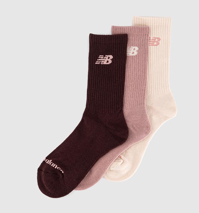New Balance Socks Nb Everyday Crew Socks Pink