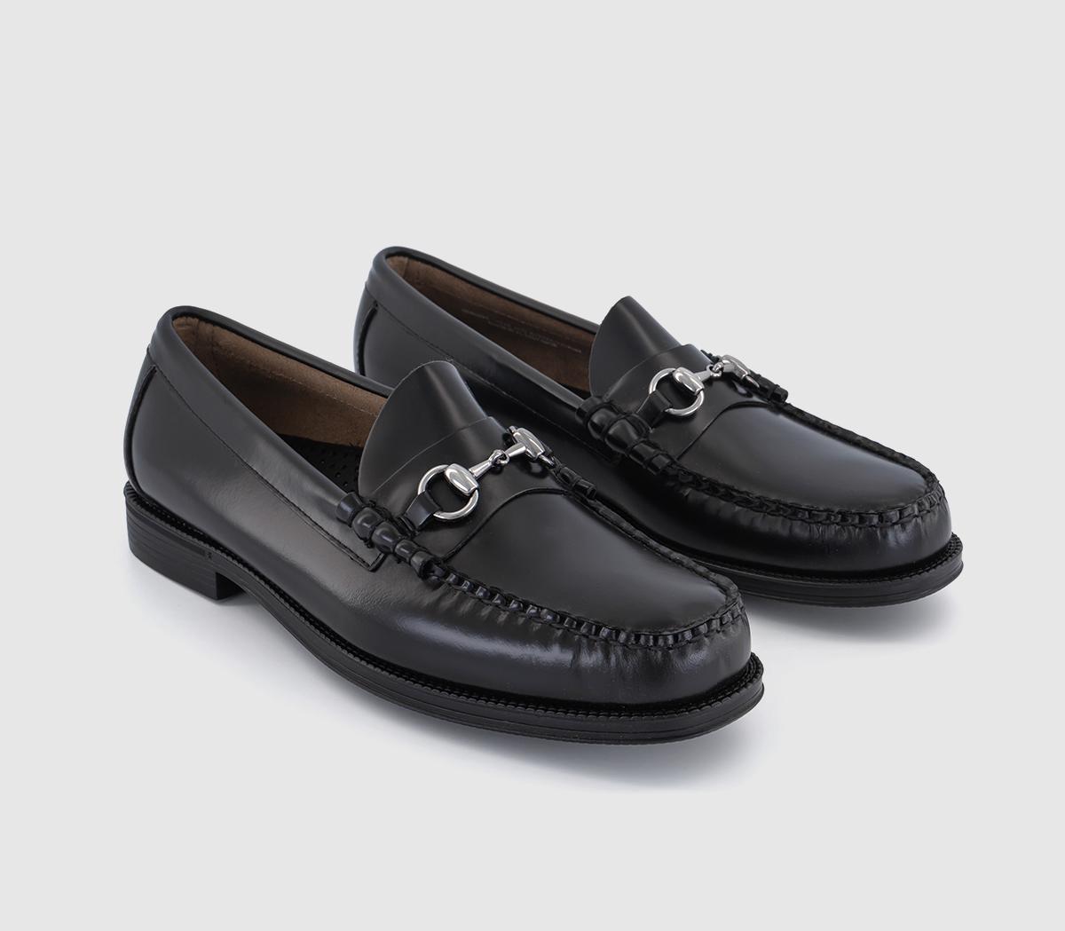 G. H Bass Mens Easy Weejun Lincoln Penny Loafers Black, 10