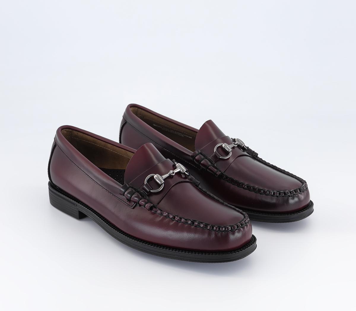 G.H Bass & Co Easy Weejun Lincoln Penny Loafers Wine - Men’s Smart Shoes