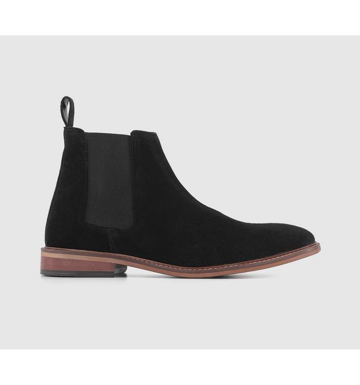 office beacon chelsea boots black suede