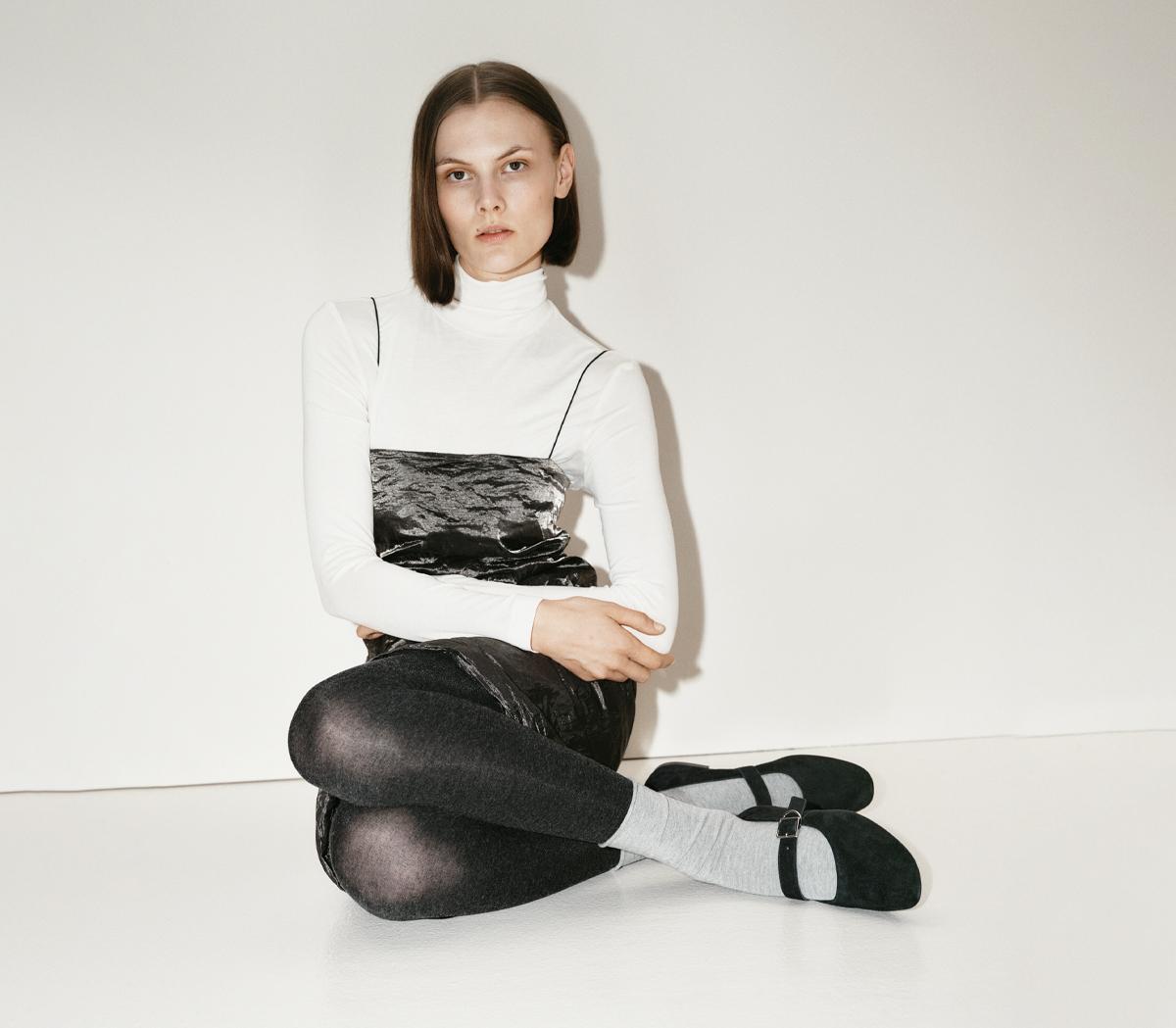 Vagabond Shoemakers Jolin Strap Ballerina Vagabond Shoemakers Jolin Strap Ballerina Black Suede