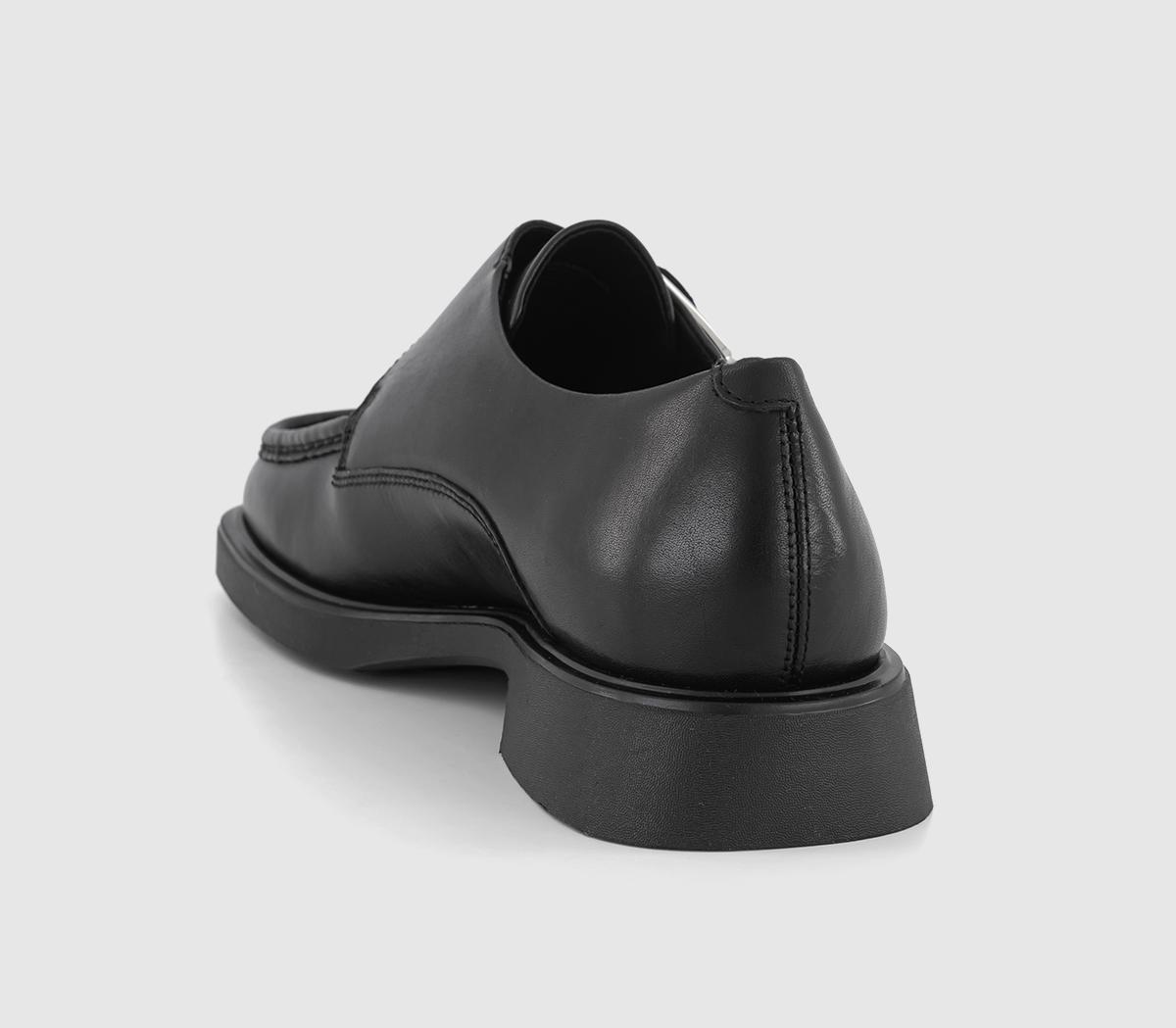 Vagabond Shoemakers Jaclyn Monk Shoes Black Leather - Flat Shoes for Women