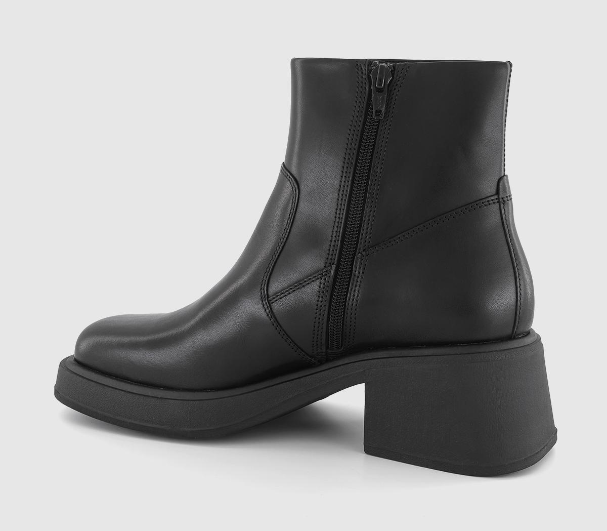 Vagabond Shoemakers Dorah Ankle Boots Black - Women's Leather Boots