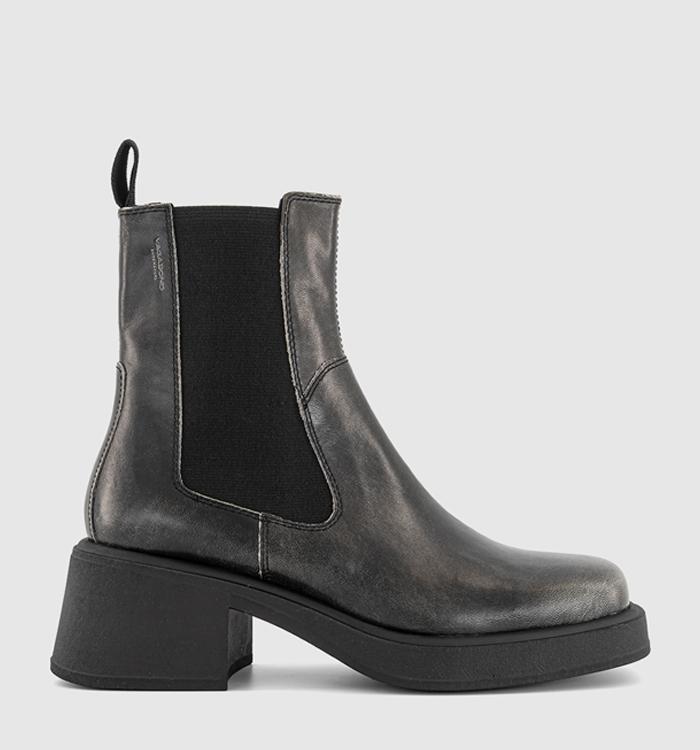 Vagabond Shoemakers Dorah Chelsea Boots Grey Leather