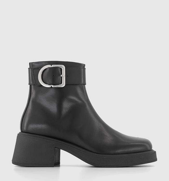 Vagabond Shoemakers Dorah Buckle Boots Black