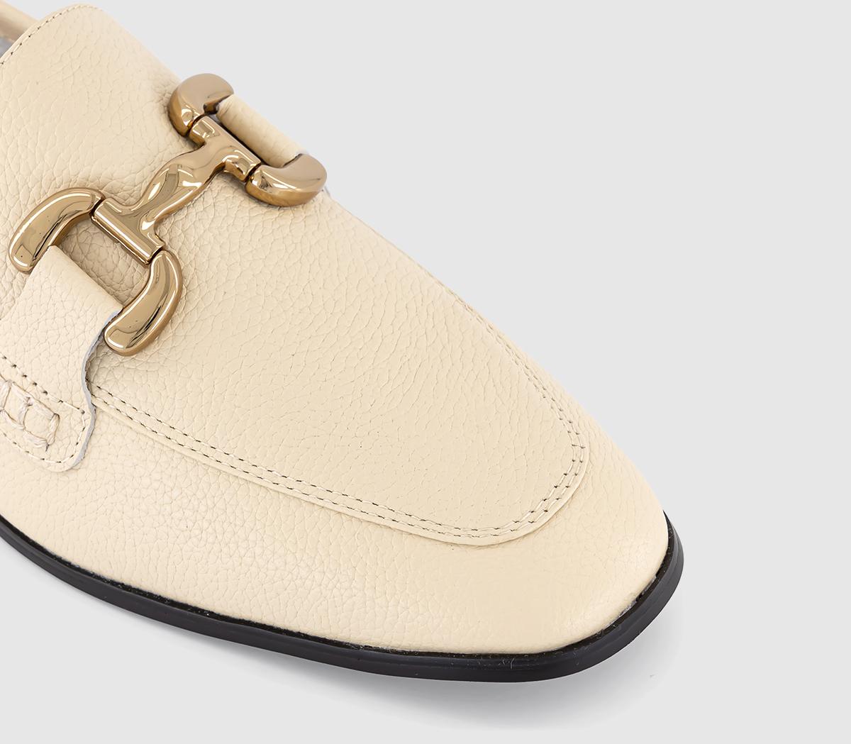 OFFICEFarland Leather Trim LoafersOff White Leather