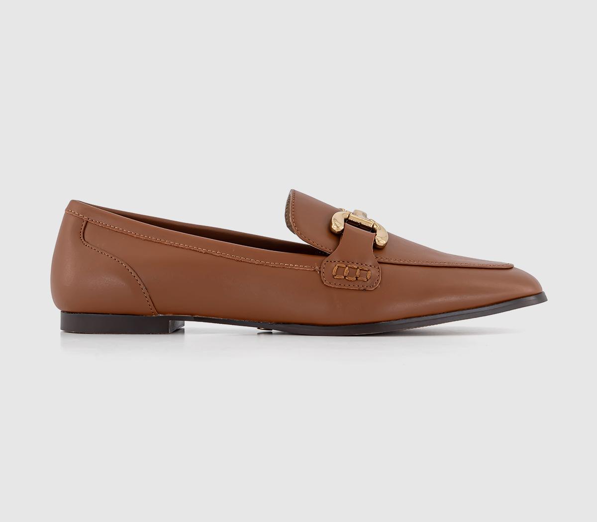 Womens tan 2025 loafers sale