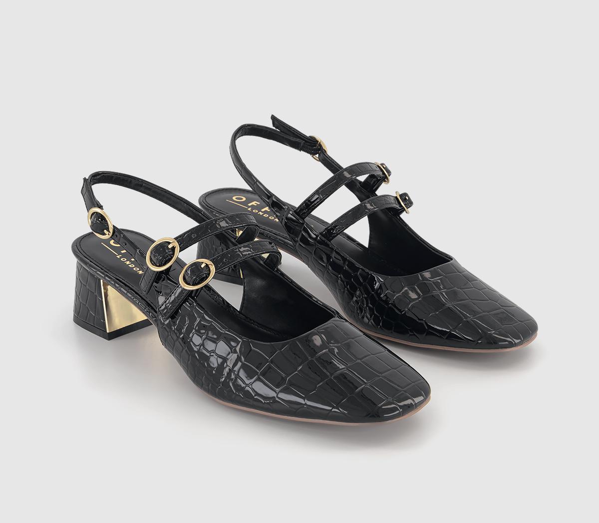 OFFICEMaribel Slingback Mary Janes OFFICEMaribel Slingback Mary JanesBlack Patent