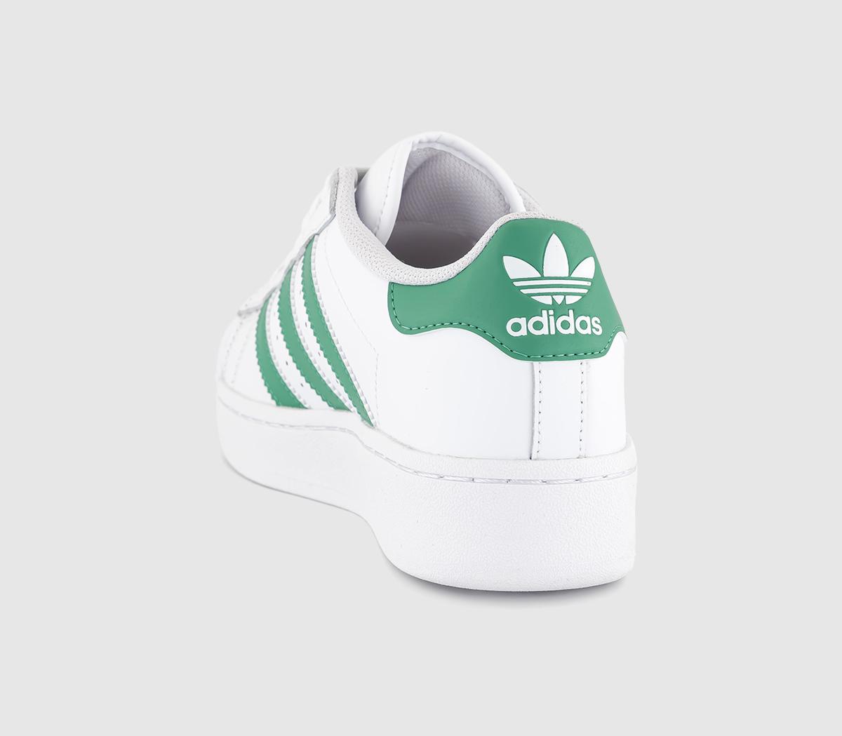 adidas Superstar Xlg Trainers White Semi Court Green White