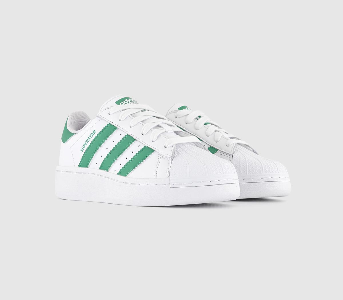 Adidas Superstar Xlg Trainers White Semi Court Green White, 4