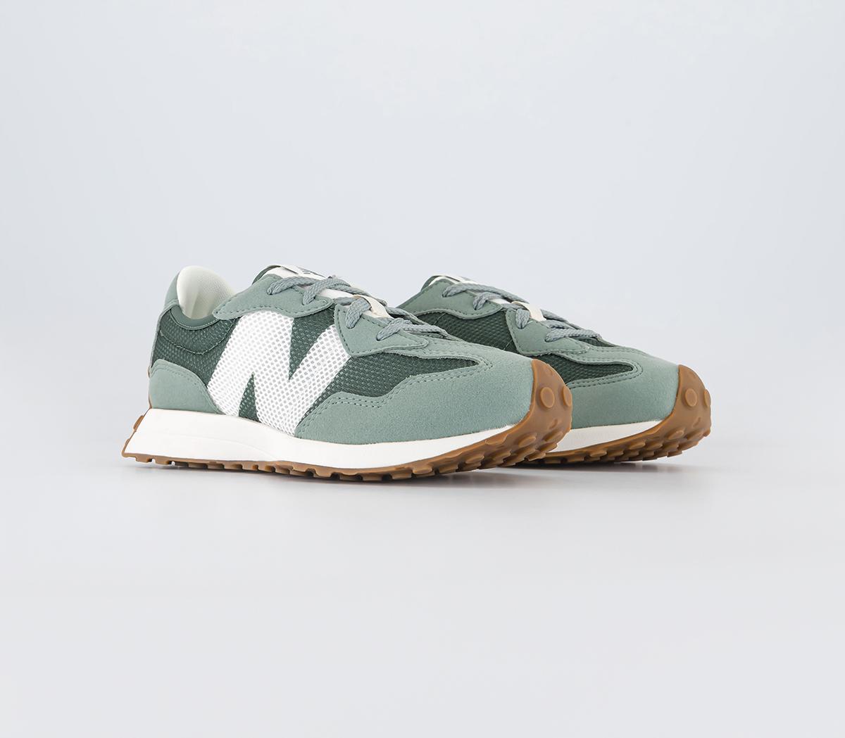 New Balance327 Junior TrainersDark Juniper Green Green White