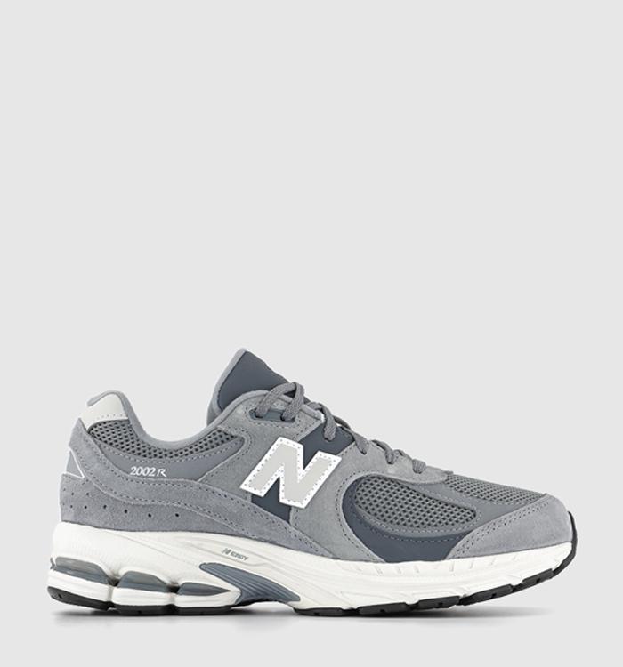 New Balance 2002 Junior Trainers Steel Blue White