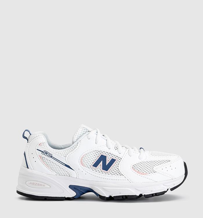 New Balance 530 Junior Trainers White Magic Blue