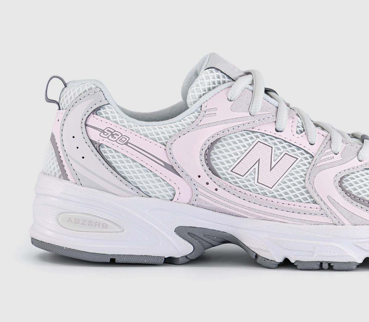 New Balance530 Junior TrainersGrey Matter Pink Salt