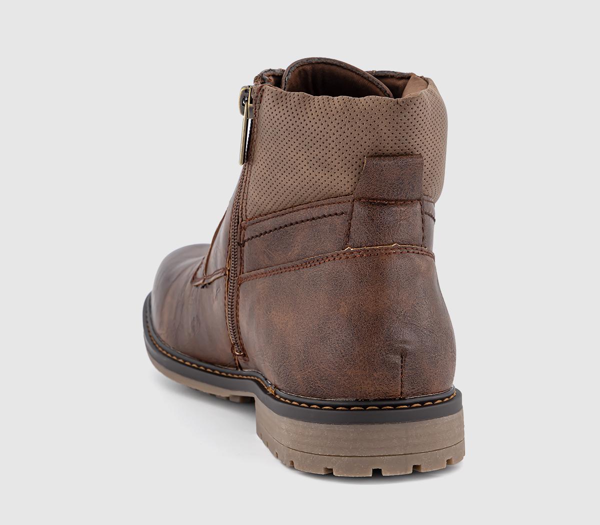 OFFICEBlair Rugged Lace Up BootsBrown