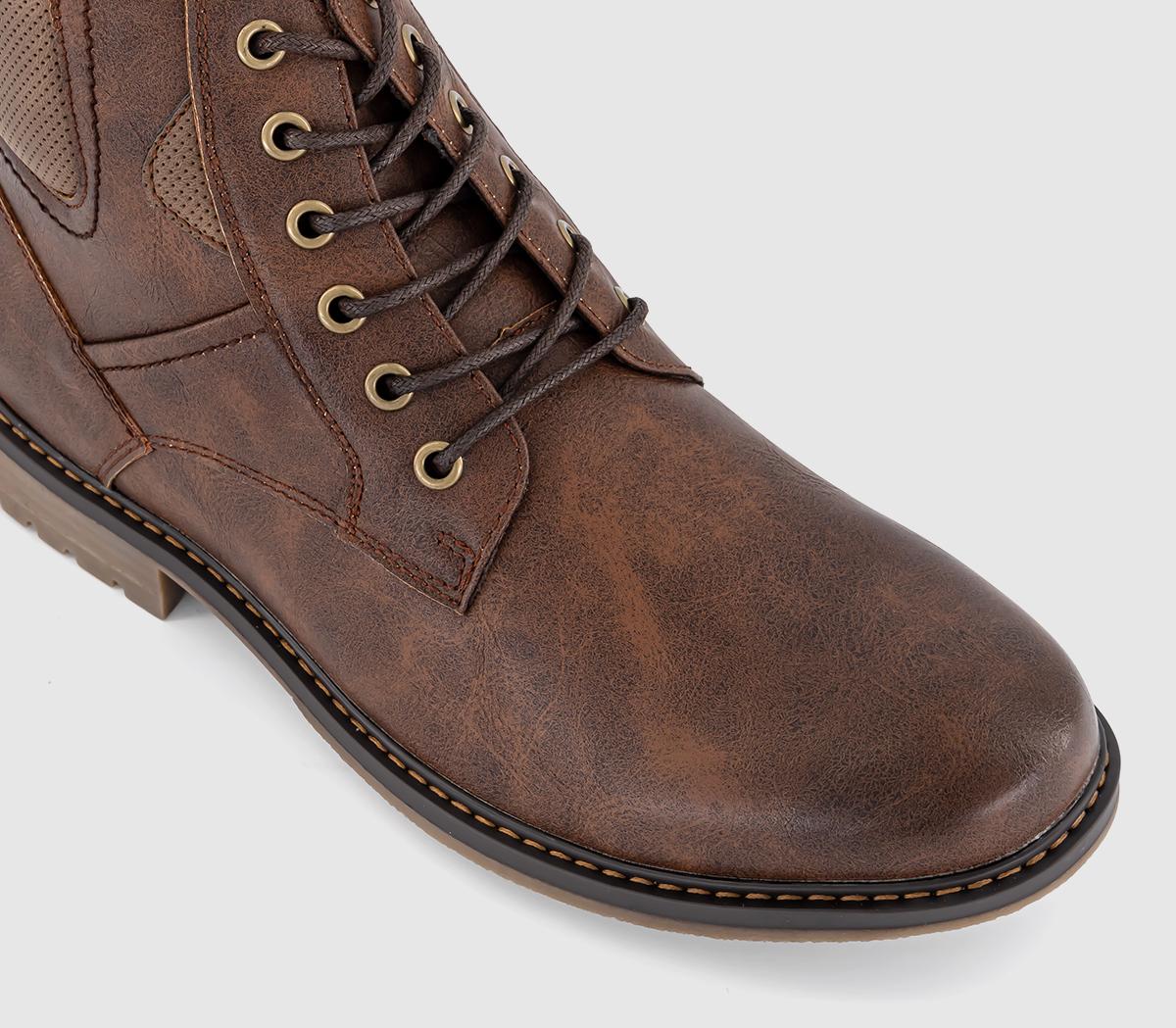 OFFICEBlair Rugged Lace Up BootsBrown