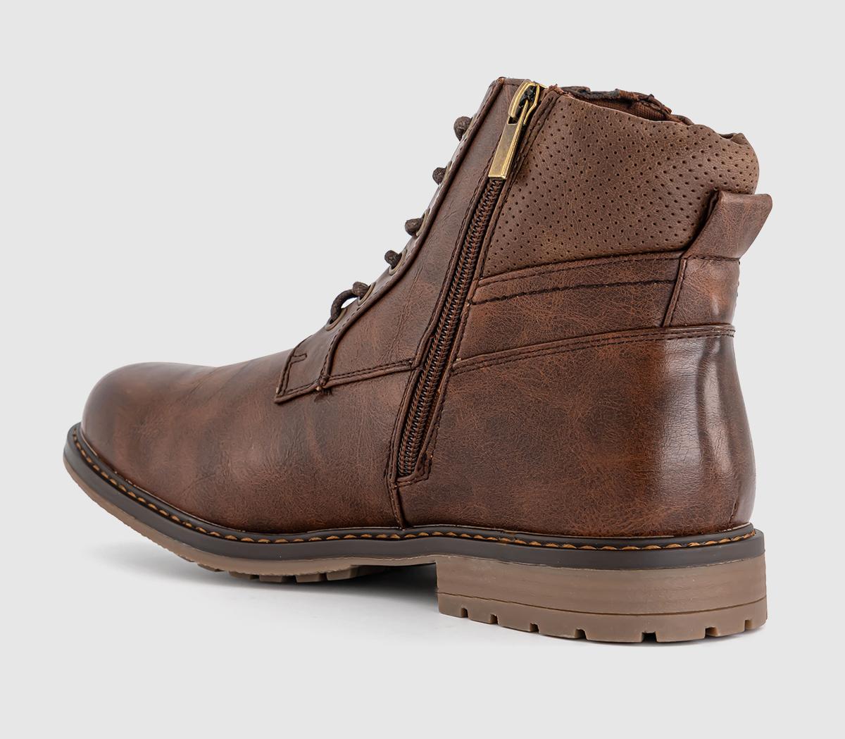 OFFICEBlair Rugged Lace Up Boots OFFICEBlair Rugged Lace Up BootsChoc Brown