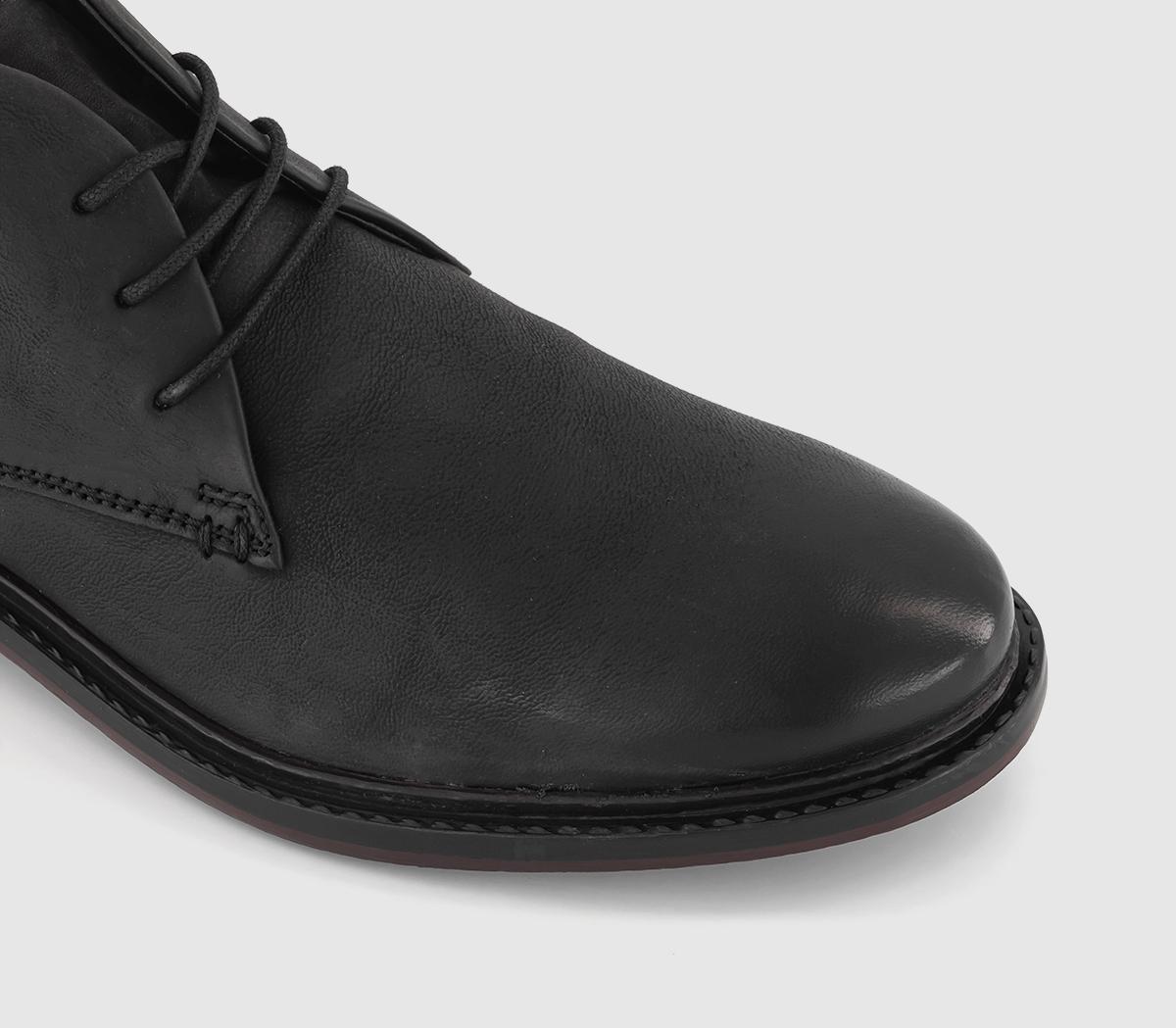OFFICEBurlington Chukka BootsBlack Leather