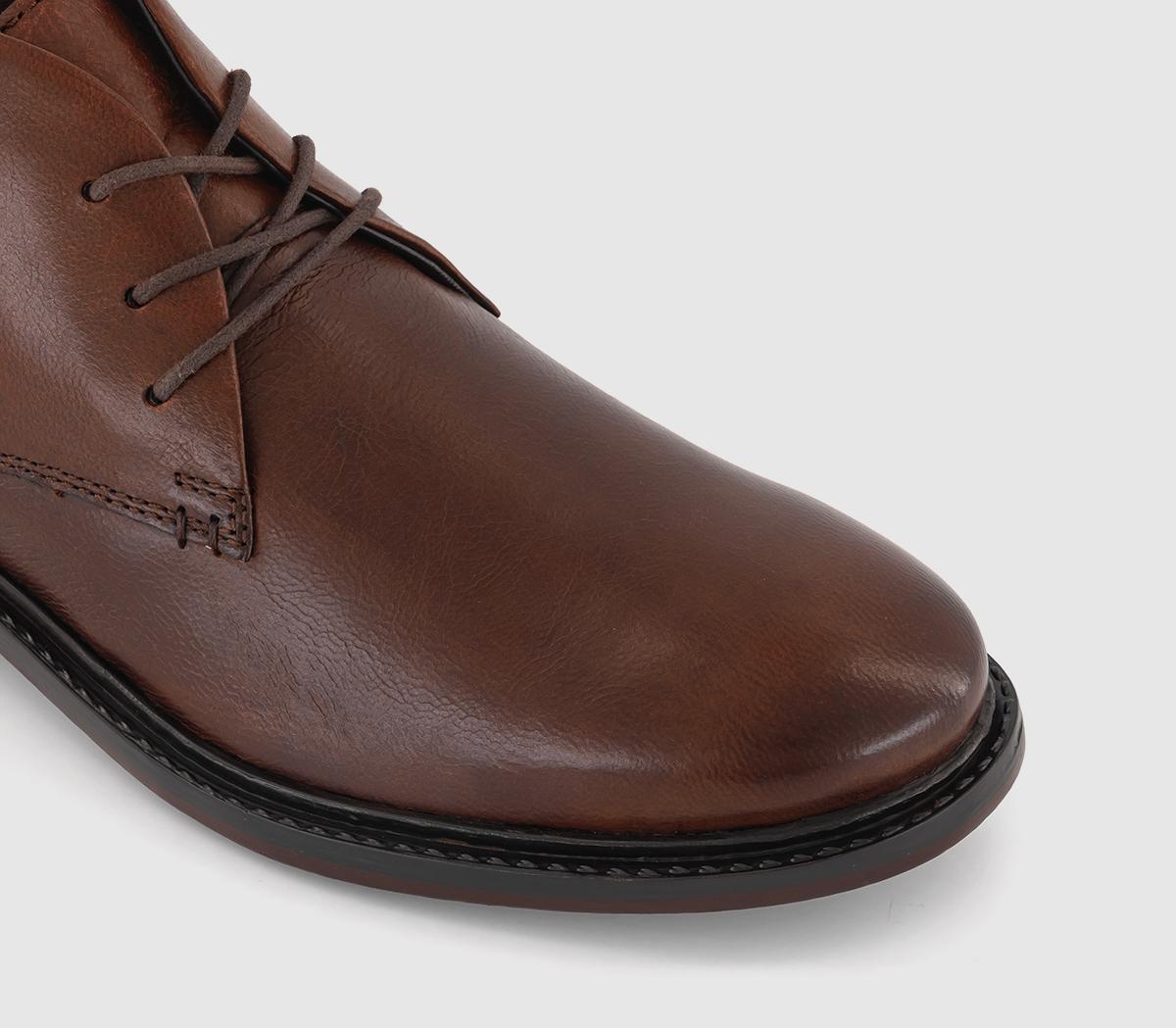 OFFICE Burlington Chukka Boots Brown Leather - Men’s Boots