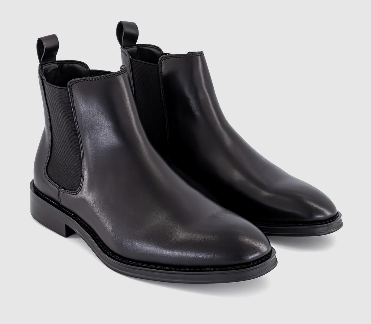 OFFICE Blenheim Chelsea Boots Black Leather - Men’s Boots
