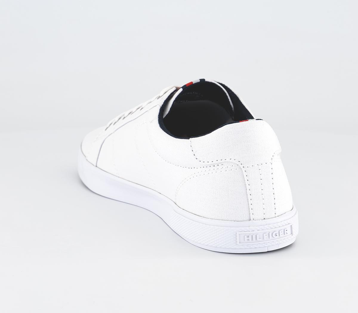 Tommy HilfigerIconic Long Vulcanised Trainers Triple White