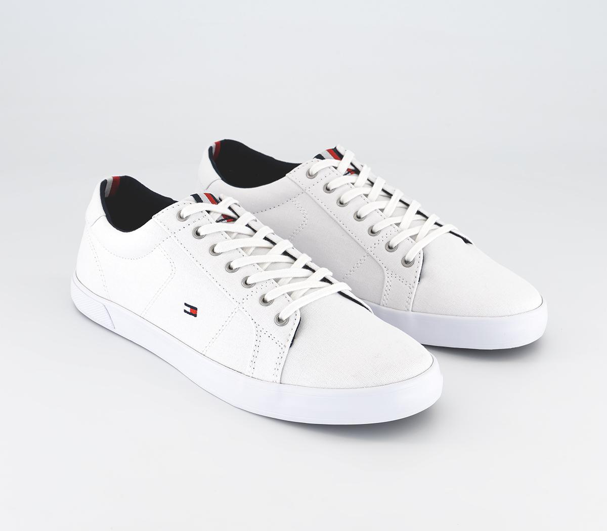 Tommy HilfigerIconic Long Vulcanised Trainers Triple White