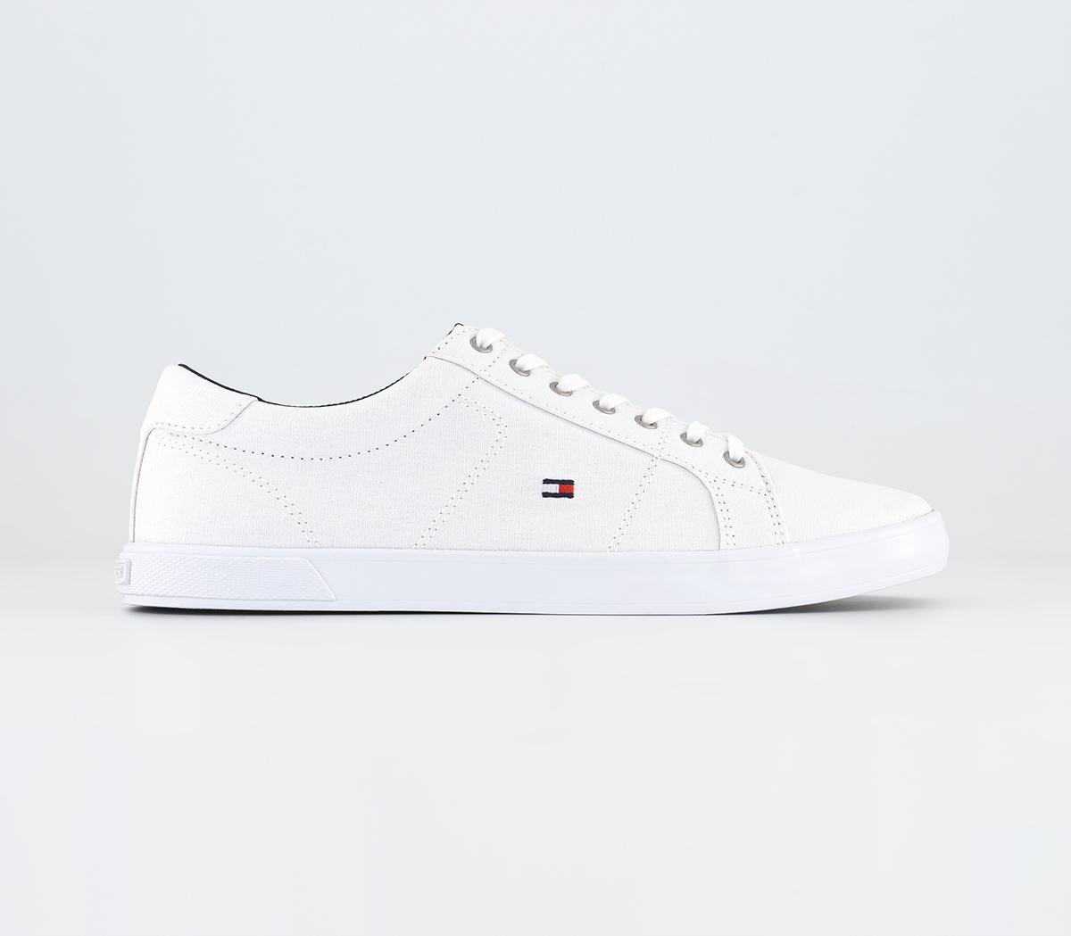 Iconic Long Vulcanised Trainers Triple White