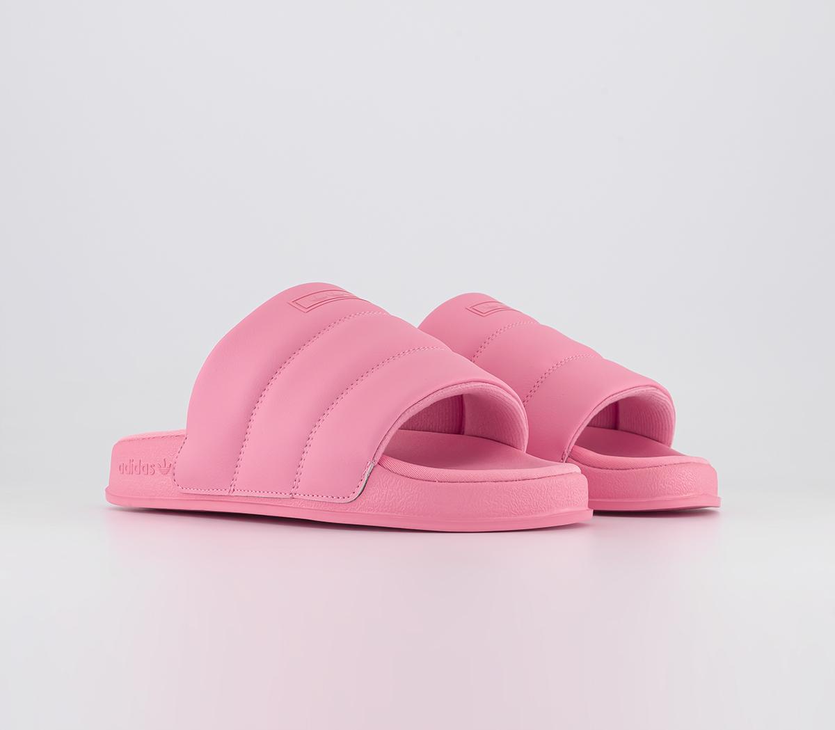 Adidas Womens Adilette Essential W Sliders Super Pop Pink, 7