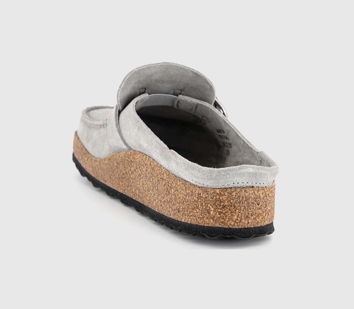 BIRKENSTOCKBuckley ClogsMineral Grey Suede
