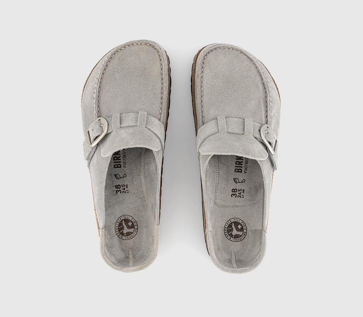 BIRKENSTOCKBuckley ClogsMineral Grey Suede