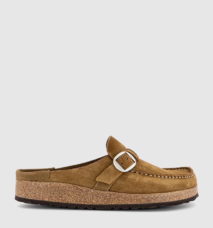 BIRKENSTOCK Buckley Clogs Tea Suede