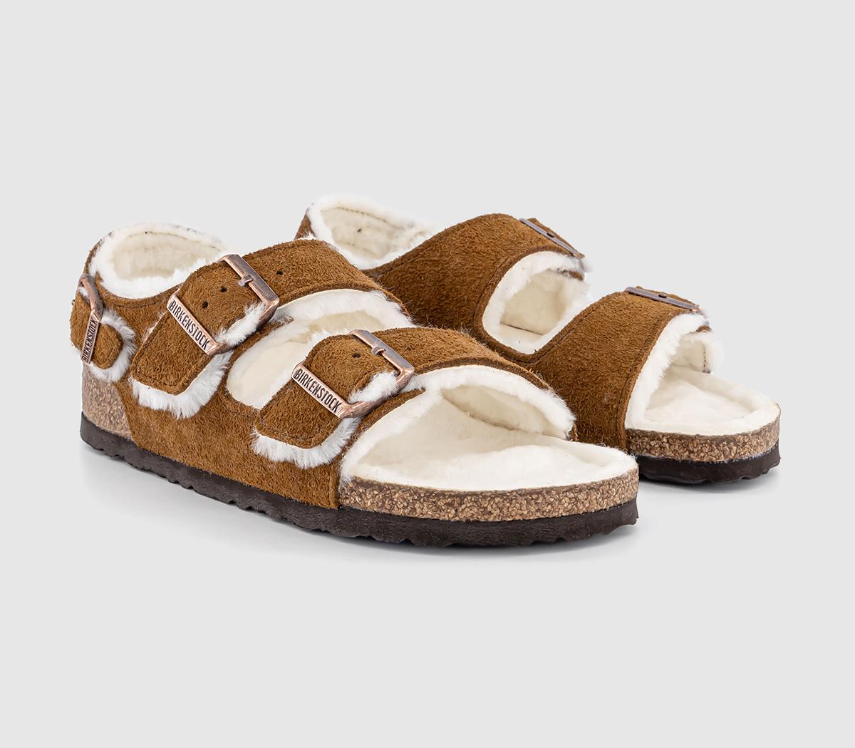 BIRKENSTOCKMilano Shearling Sandals Mink