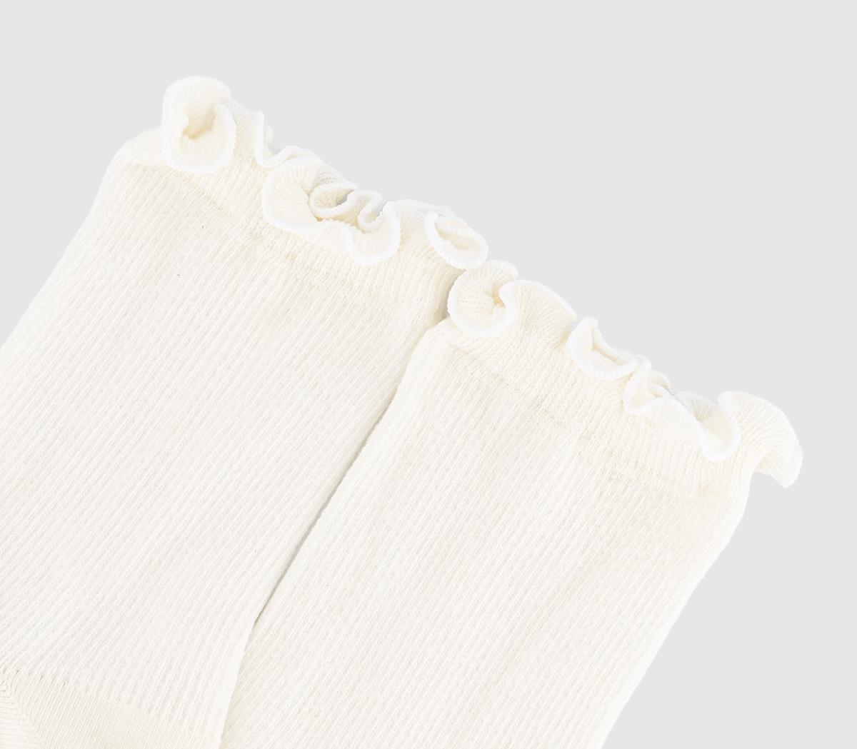 UGGKarsyn Lettuce Edge Socks UGGKarsyn Lettuce Edge SocksWhite