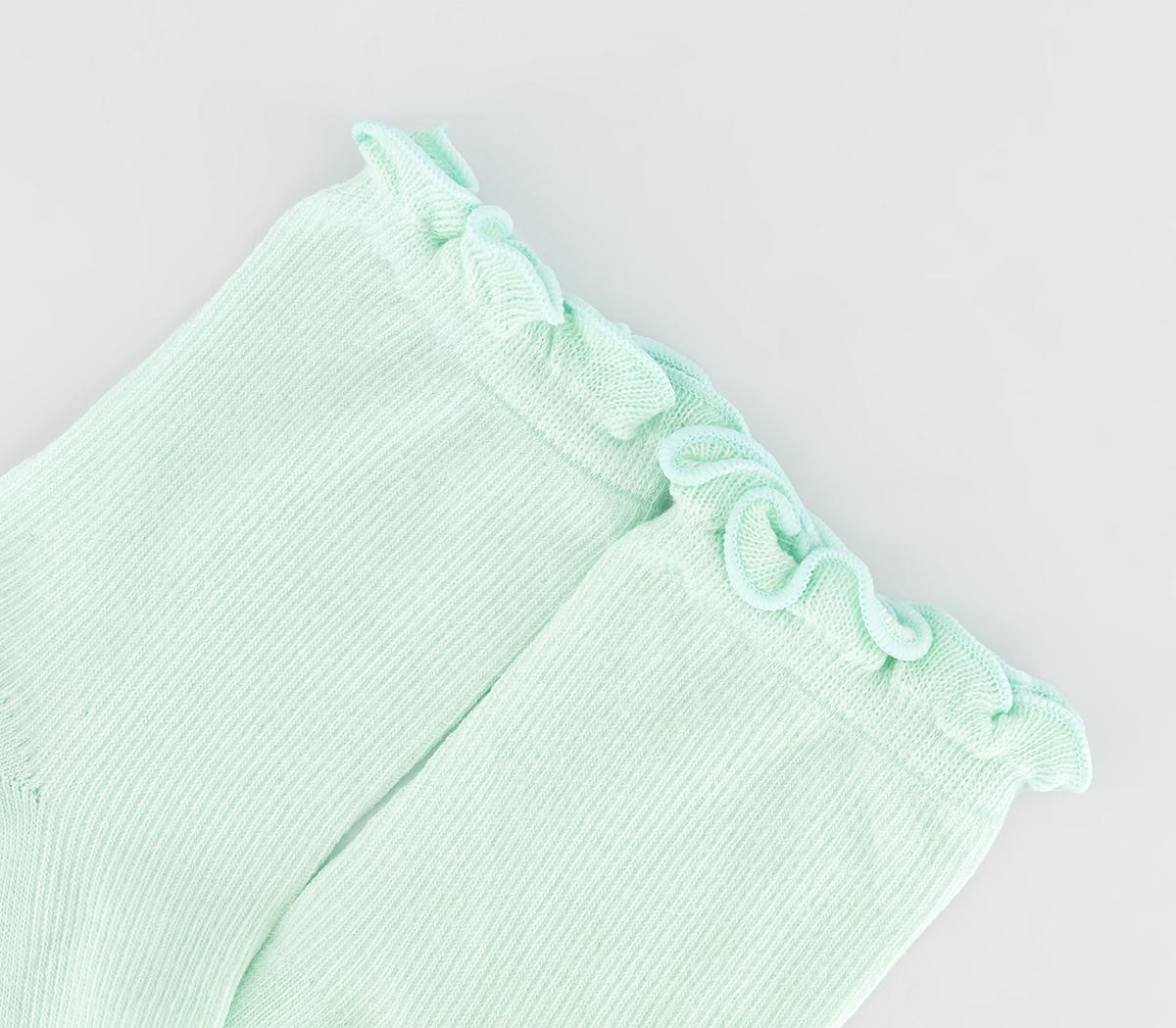 UGG Karsyn Lettuce Edge Socks Misty Jade Socks