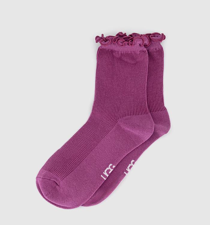 UGG Karsyn Lettuce Edge Socks Pink