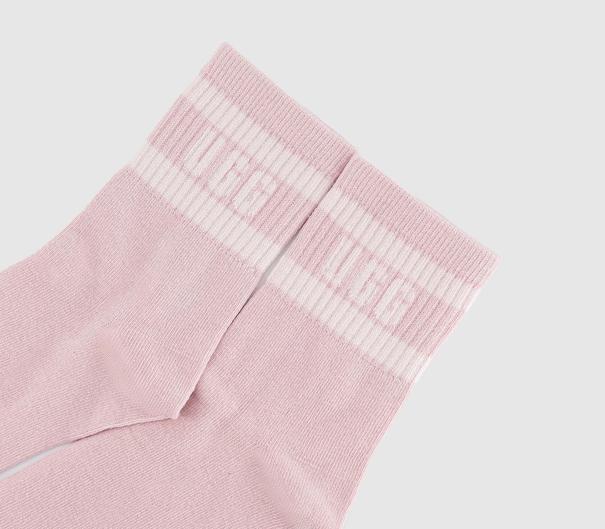 UGGDierson Logo Quarter Socks UGGDierson Logo Quarter SocksSoft Rose Delicacy