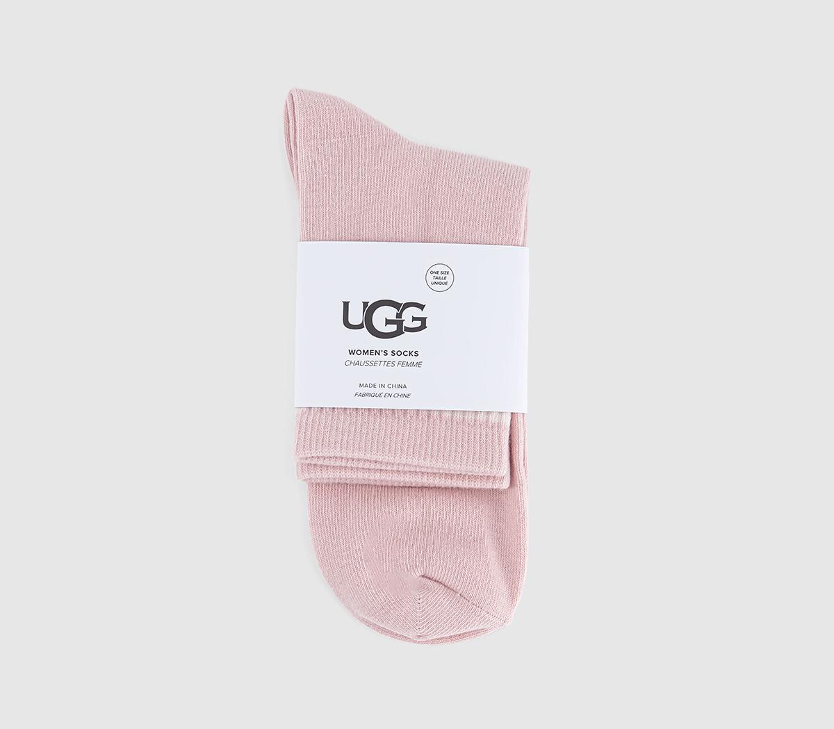 UGGDierson Logo Quarter Socks UGGDierson Logo Quarter SocksSoft Rose Delicacy