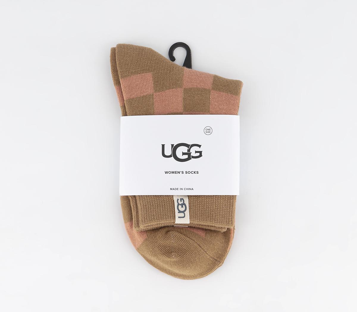 UGGTeslin Quarter Socks UGGTeslin Quarter SocksOrange Brown