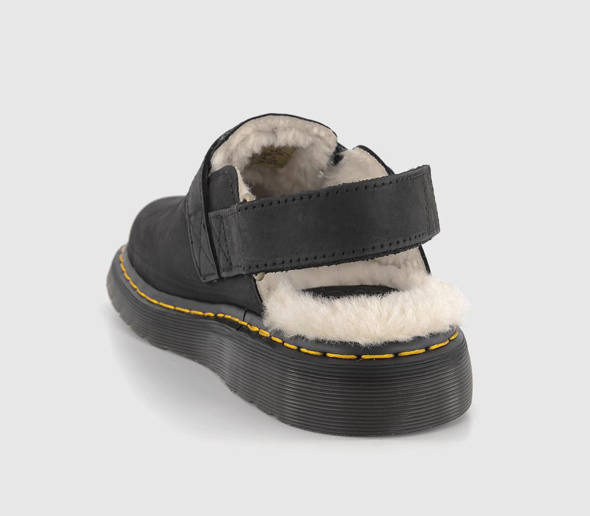 Dr. MartensJorge II Fur Lined MulesBlack